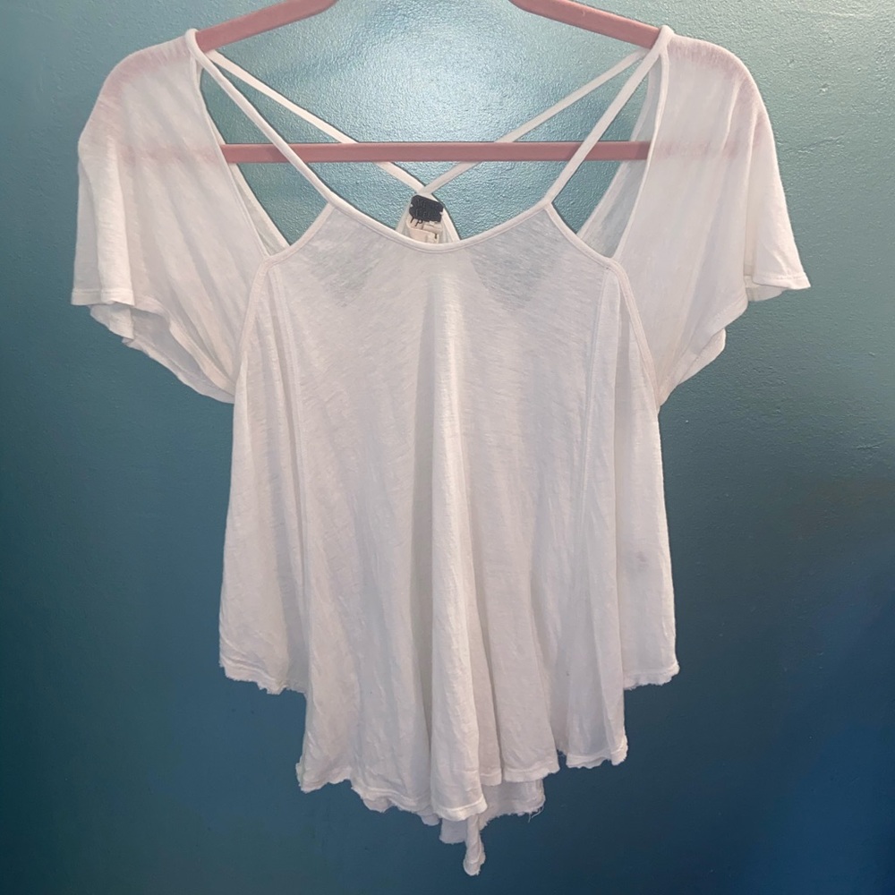 We The Free Strappy V-Neck Tee